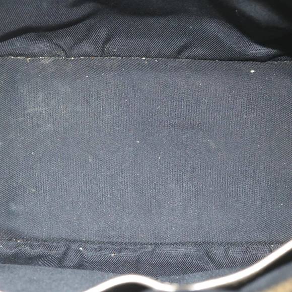 BURBERRY Nova Check Hand Bag Nylon Canvas Beige Auth 61344 - Picture 11 of 16